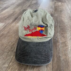 Port Authority Red Rock Sedona, Arizona Olive Green Cap